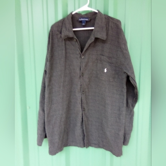 Men's Polo Ralph Lauren Gray Overshirt Shacket Shirt Jacket Size Large Unisex - Picture 2 of 4